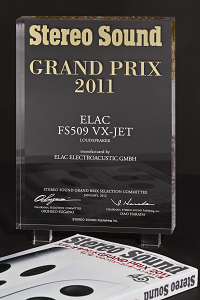 ELAC FS 509 VX-JET - Stereo Sound (Japan) - GRAND PRIX 2011 Award